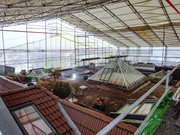 Instandsetzung: Instandsetzungsplanung und Bauleitung Flachdach, Hamburg Eppendorf